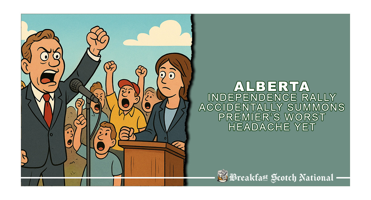 Alberta Independence Rally Accidentally Summons Premier’s Worst Headache Yet