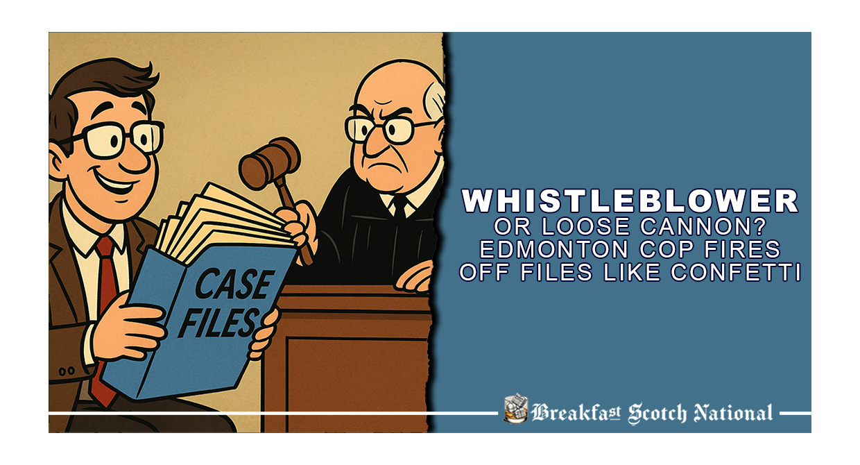 Whistleblower or Loose Cannon? Edmonton Cop Fires Off Files Like Confetti