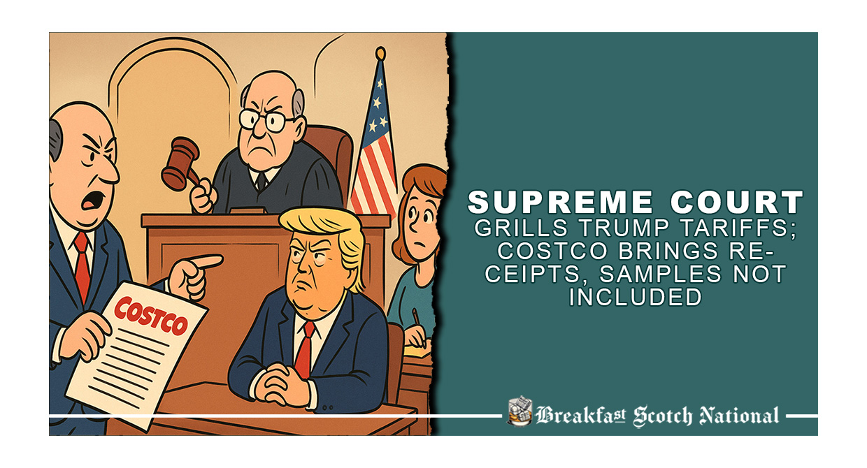 Supreme Court Grills Trump Tariffs; Costco Brings Receipts, Samples Not Included