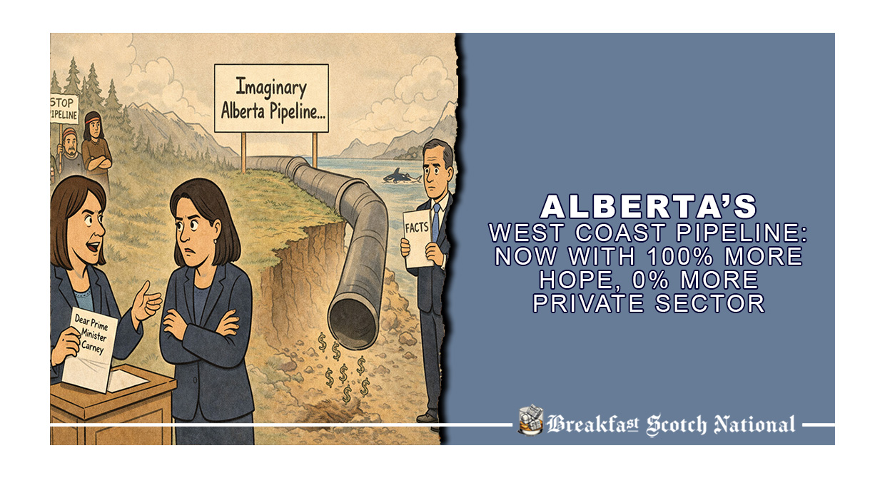Alberta’s West Coast Pipeline: Now With 100% More Hope, 0% More Private Sector