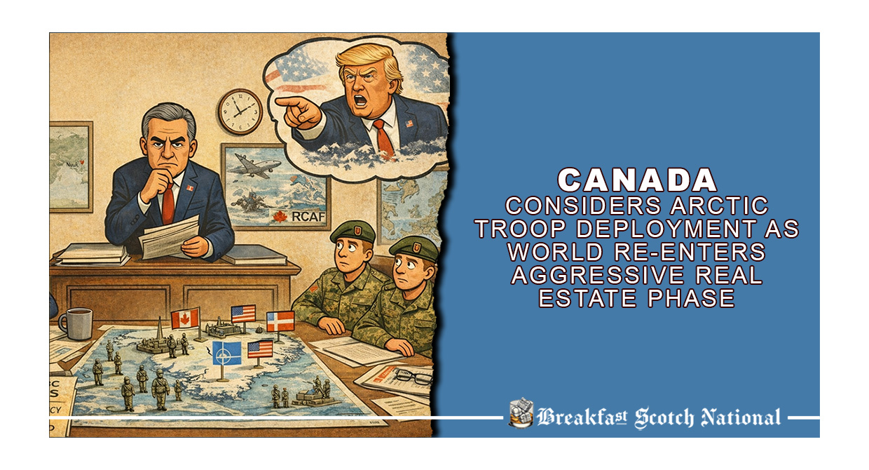 Canada Considers Arctic Troop Deployment as World Re-Enters Aggressive Real Estate Phase