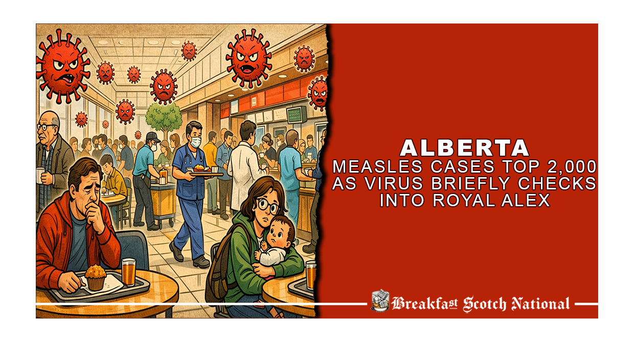 Alberta Measles Cases Top 2,000 as Virus Briefly Checks Into Royal Alex