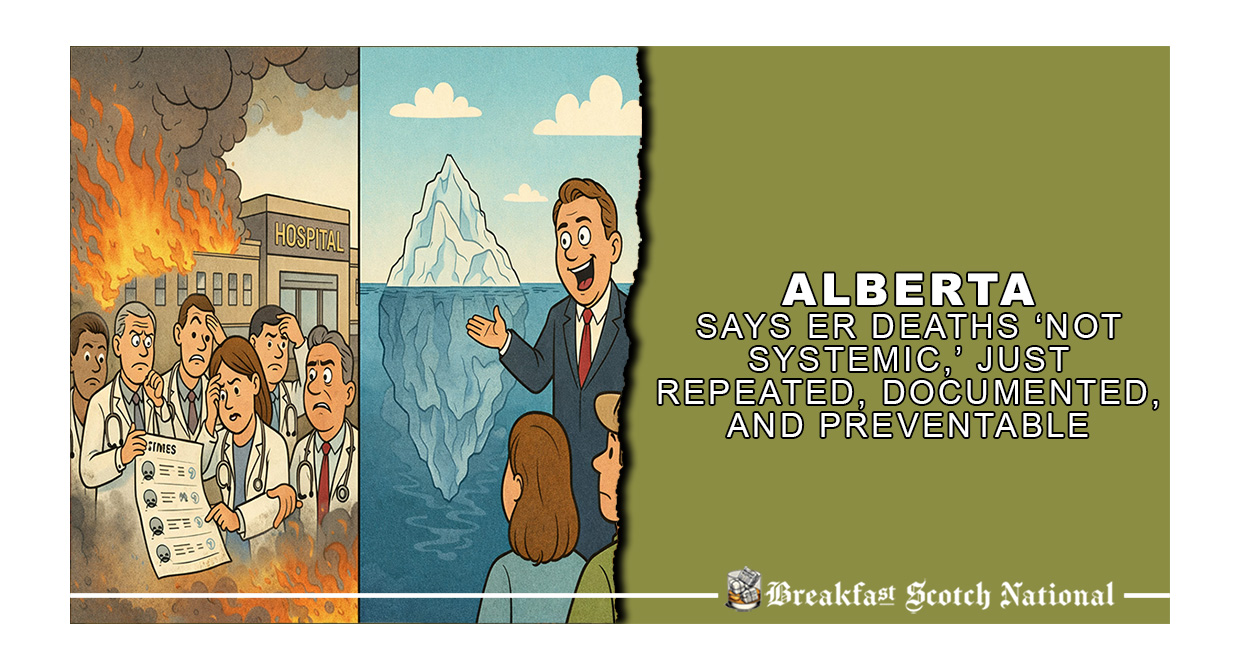 Alberta Says ER Deaths ‘Not Systemic,’ Just Repeated, Documented, and Preventable