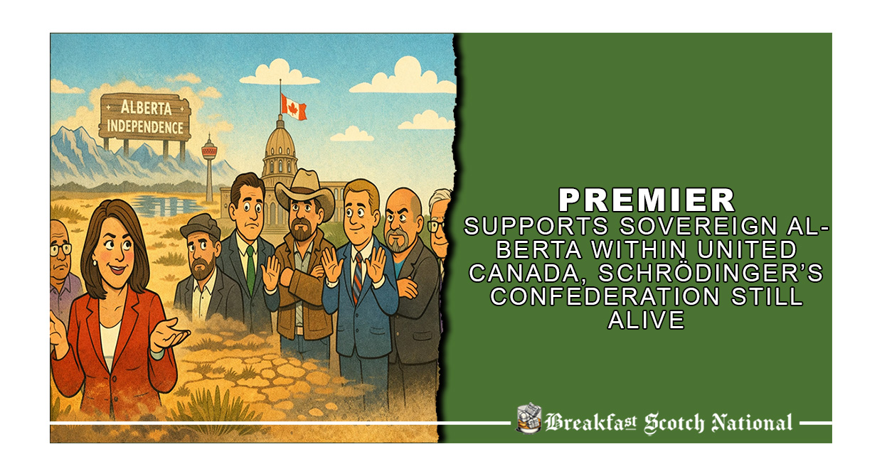 Premier Supports Sovereign Alberta Within United Canada, Schrödinger’s Confederation Still Alive