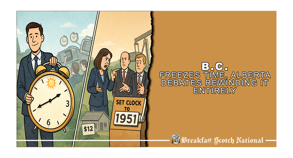 B.C. Freezes Time, Alberta Debates Rewinding It Entirely