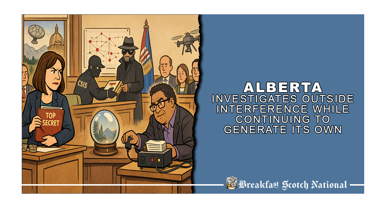 Alberta Investigates Outside Interference While Continuing to Generate Its Own