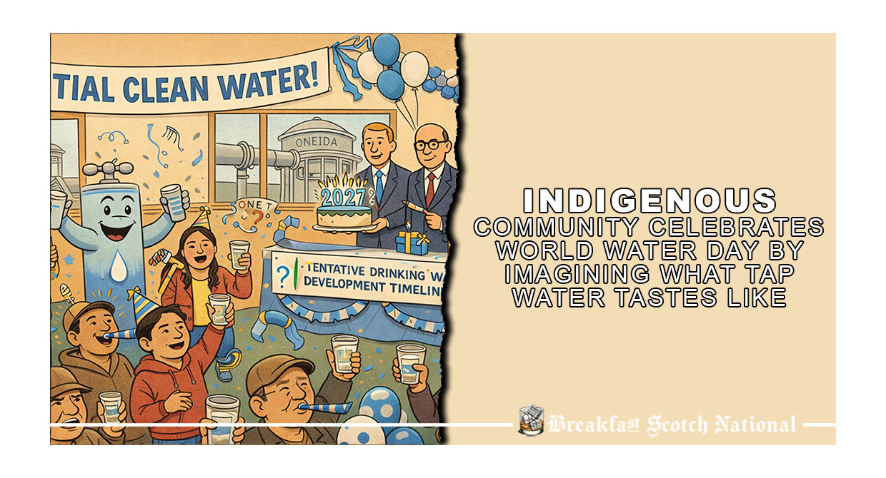 Indigenous Community Celebrates World Water Day by Imagining What Tap Water Tastes Like