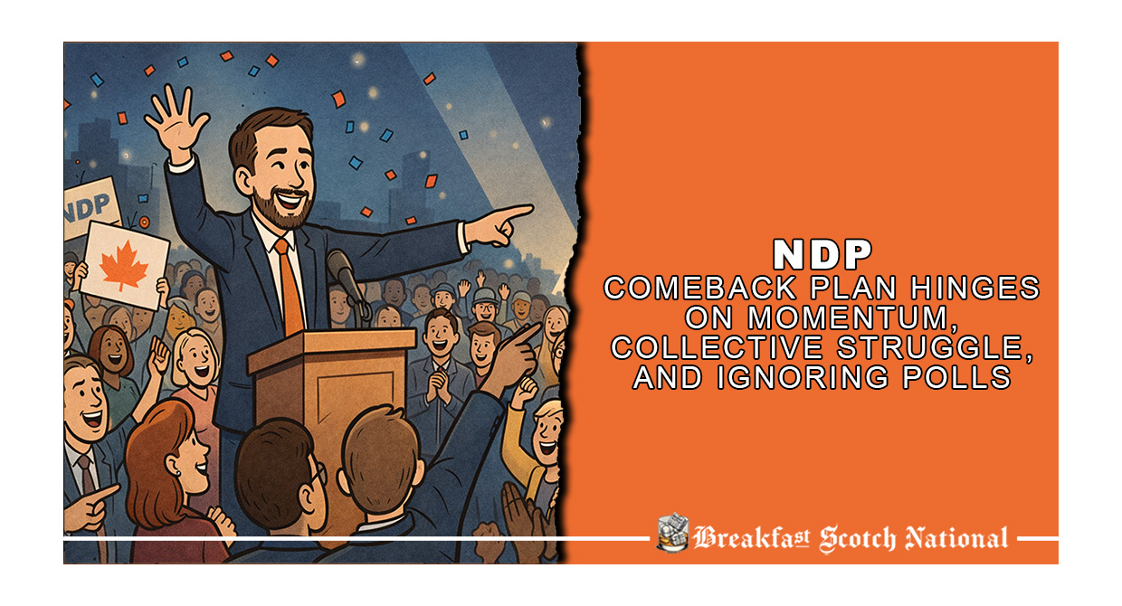 NDP Comeback Plan Hinges on Momentum, Collective Struggle, and Ignoring Polls