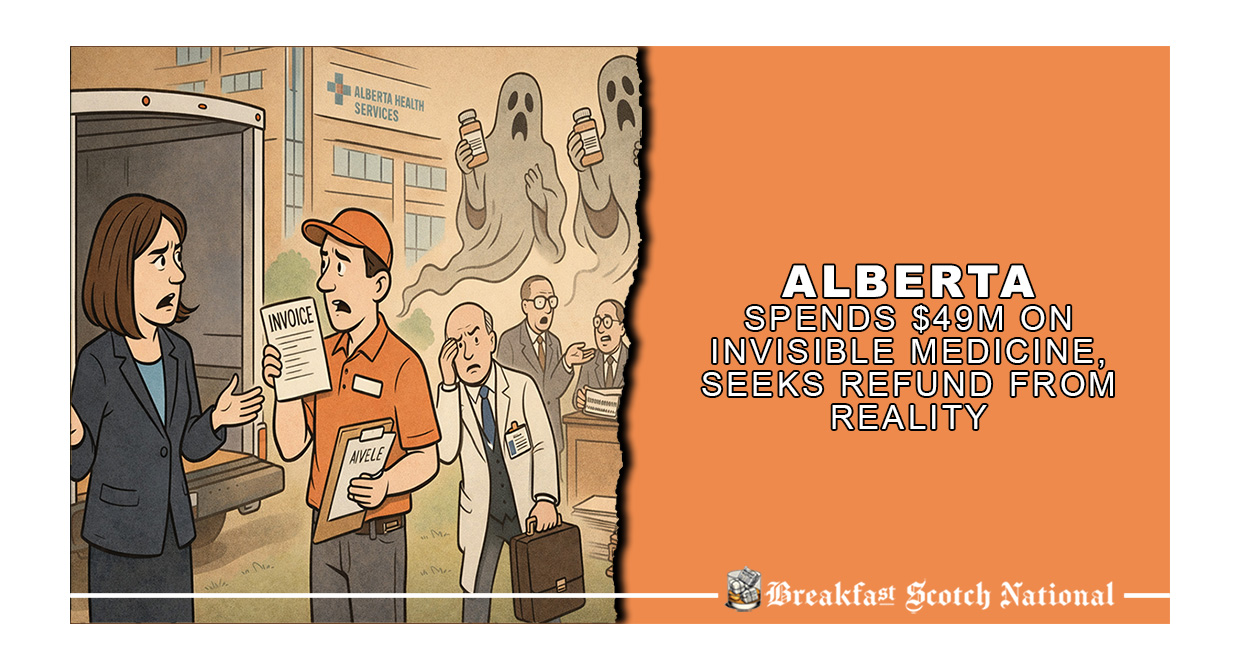 Alberta Spends $49M on Invisible Medicine, Seeks Refund from Reality