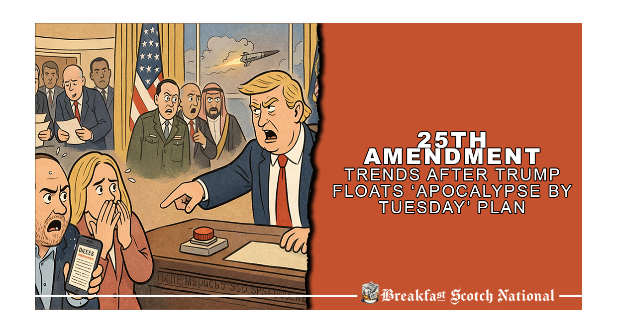 25th Amendment Trends After Trump Floats ‘Apocalypse by Tuesday’ Plan