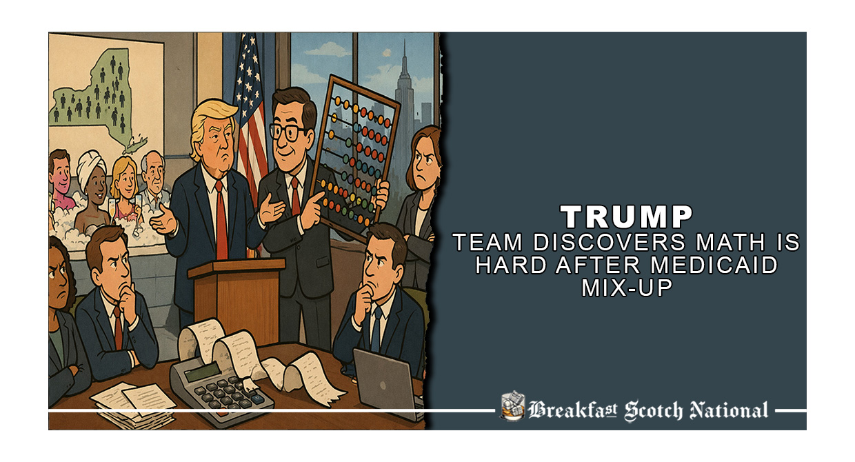 Trump Team Discovers Math Is Hard After Medicaid Mix-Up