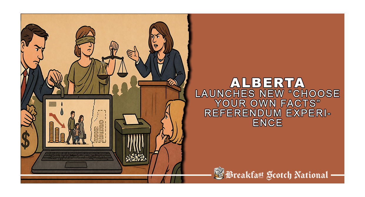 Alberta Launches New “Choose Your Own Facts” Referendum Experience