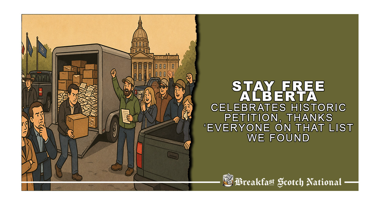 Stay Free Alberta Celebrates Historic Petition, Thanks ‘Everyone on That List We Found