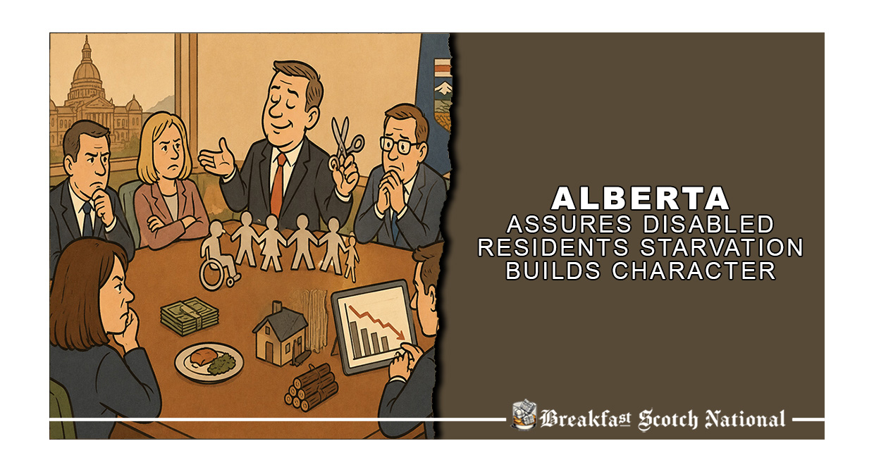 Alberta Assures Disabled Residents Starvation Builds Character