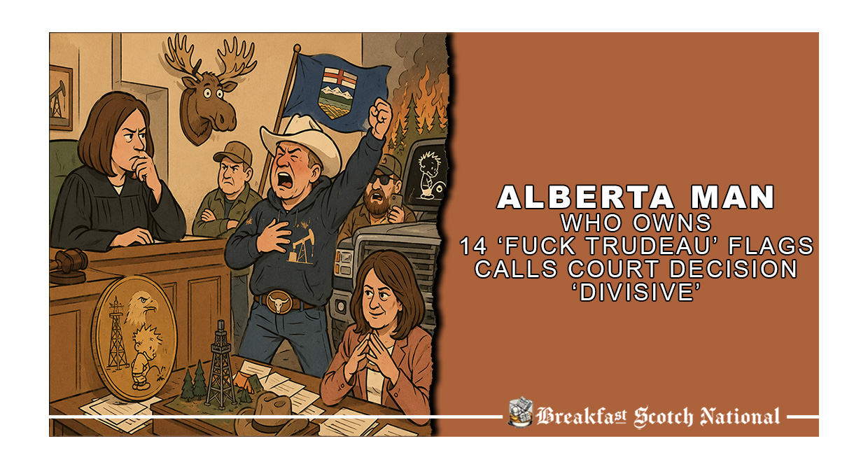 Alberta Man Who Owns 14 ‘Fuck Trudeau’ Flags Calls Court Decision ‘Divisive’