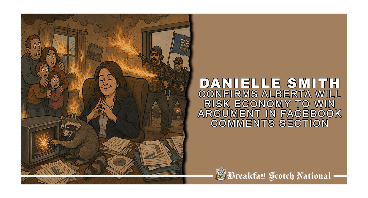 Danielle Smith Confirms Alberta Will Risk Economy To Win Argument In Facebook Comments Section