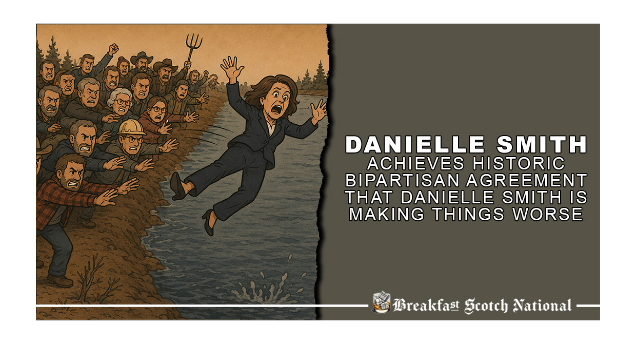 Danielle Smith Achieves Historic Bipartisan Agreement That Danielle Smith Is Making Things Worse