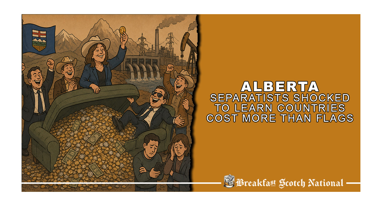 Alberta Separatists Shocked To Learn Countries Cost More Than Flags