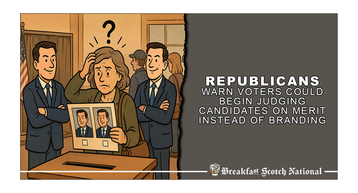 Republicans Warn Voters Could Begin Judging Candidates On Merit Instead Of Branding