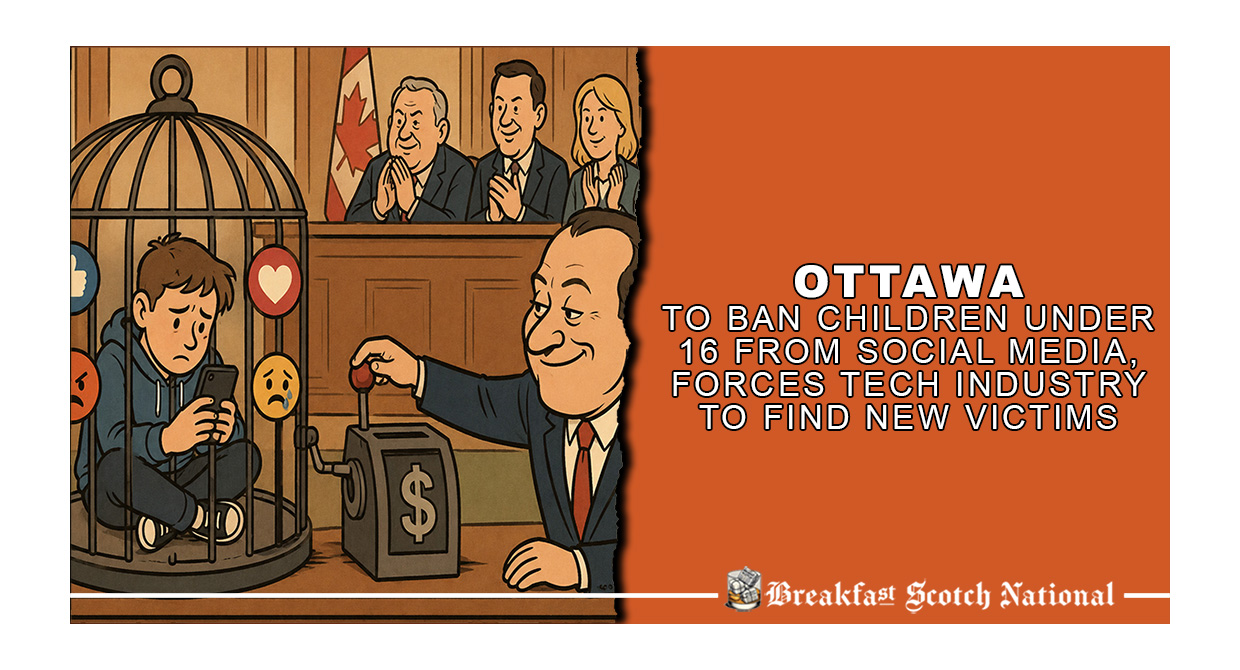 Ottawa To Ban Children Under 16 From Social Media, Forces Tech Industry To Find New Victims