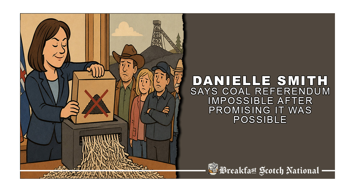 Danielle Smith says coal referendum impossible after promising it was possible