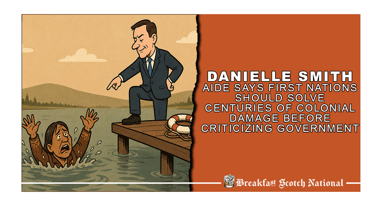 Danielle Smith aide says First Nations should solve centuries of colonial damage before criticizing government
