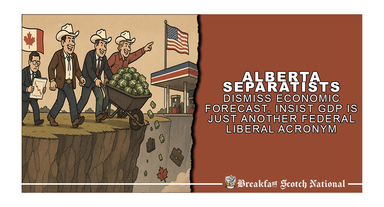 Alberta Separatists Dismiss Economic Forecast, Insist GDP Is Just Another Federal Liberal Acronym