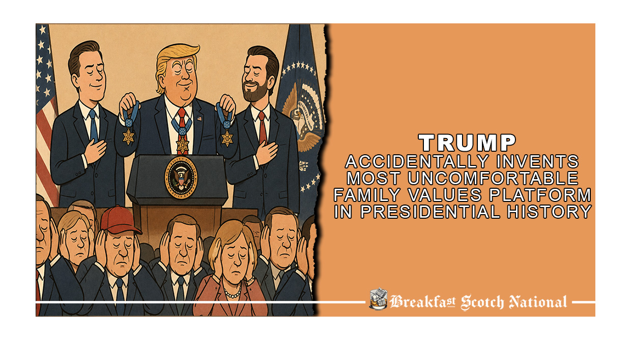 Trump accidentally invents most uncomfortable family values platform in presidential history