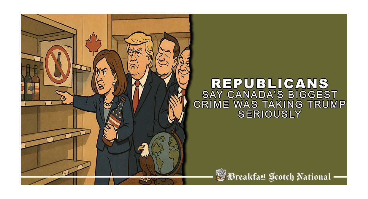 Republicans Say Canada’s Biggest Crime Was Taking Trump Seriously