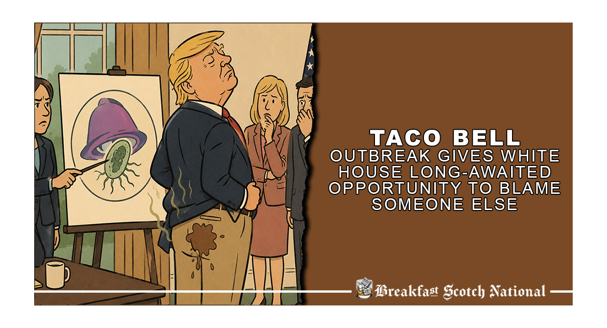 Taco Bell Outbreak Gives White House Long-Awaited Opportunity To Blame Someone Else