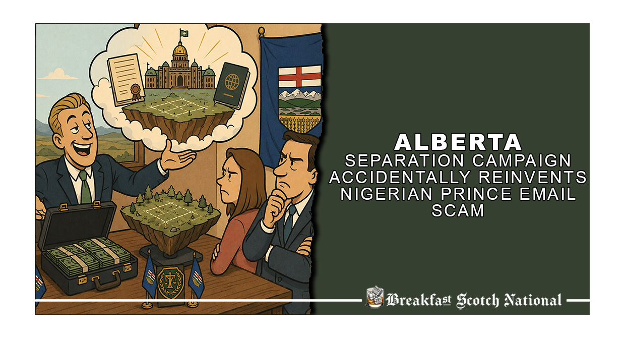 Alberta Separation Campaign Accidentally Reinvents Nigerian Prince Email Scam