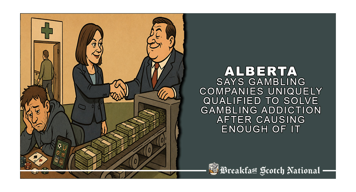 Alberta says gambling companies uniquely qualified to solve gambling addiction after causing enough of it