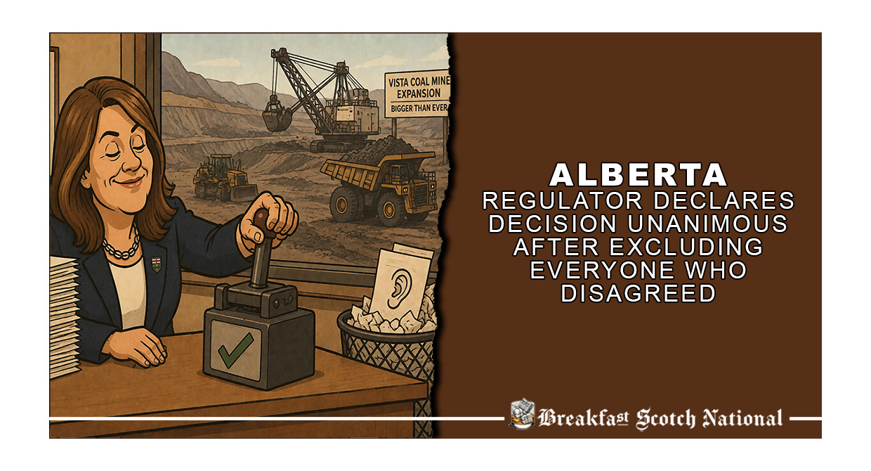 Alberta Regulator Declares Decision Unanimous After Excluding Everyone Who Disagreed
