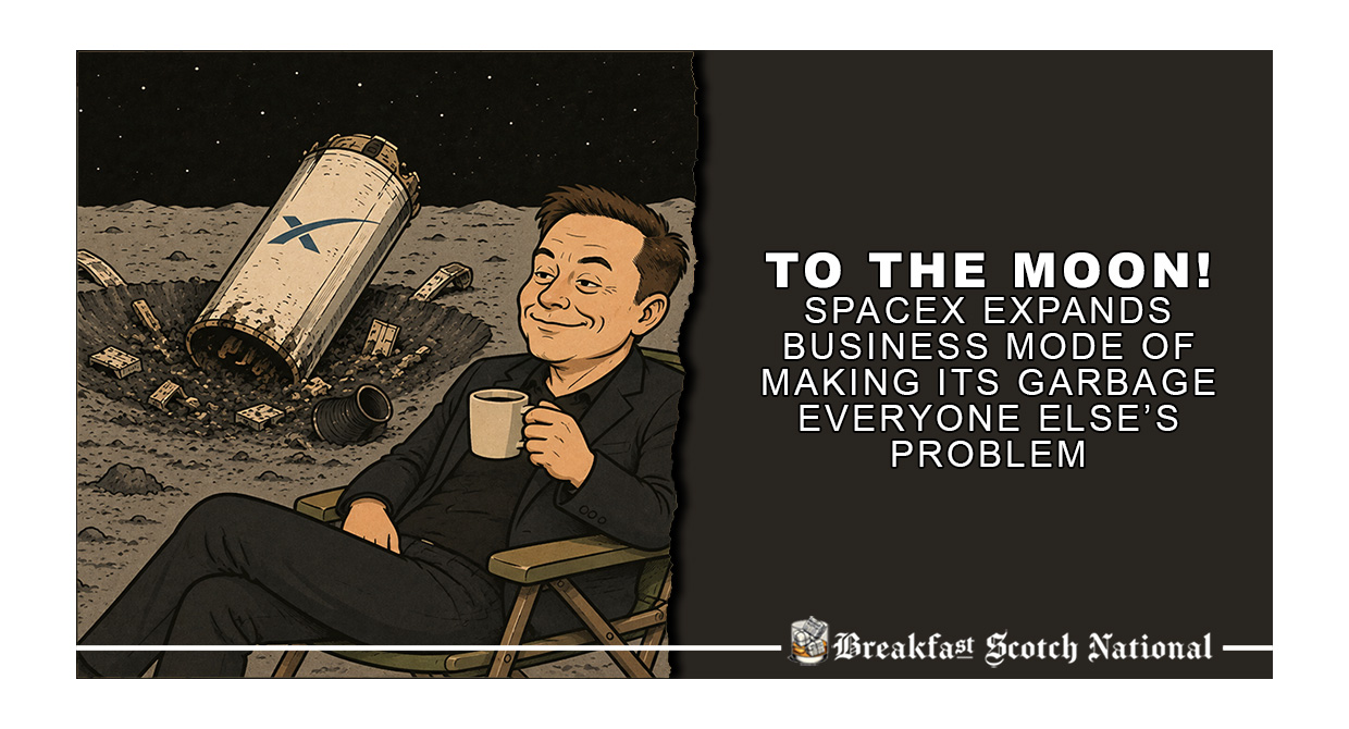 To the Moon! SpaceX expands business mode of making its garbage everyone else’s problem