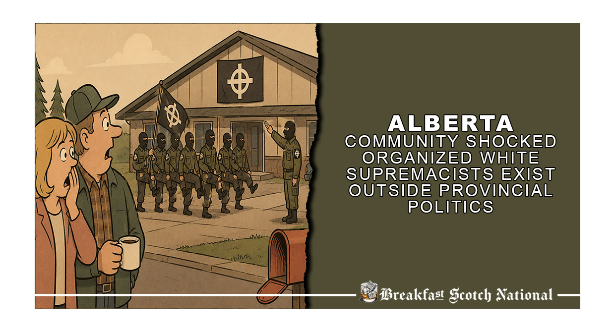 Alberta community shocked organized white supremacists exist outside provincial politics