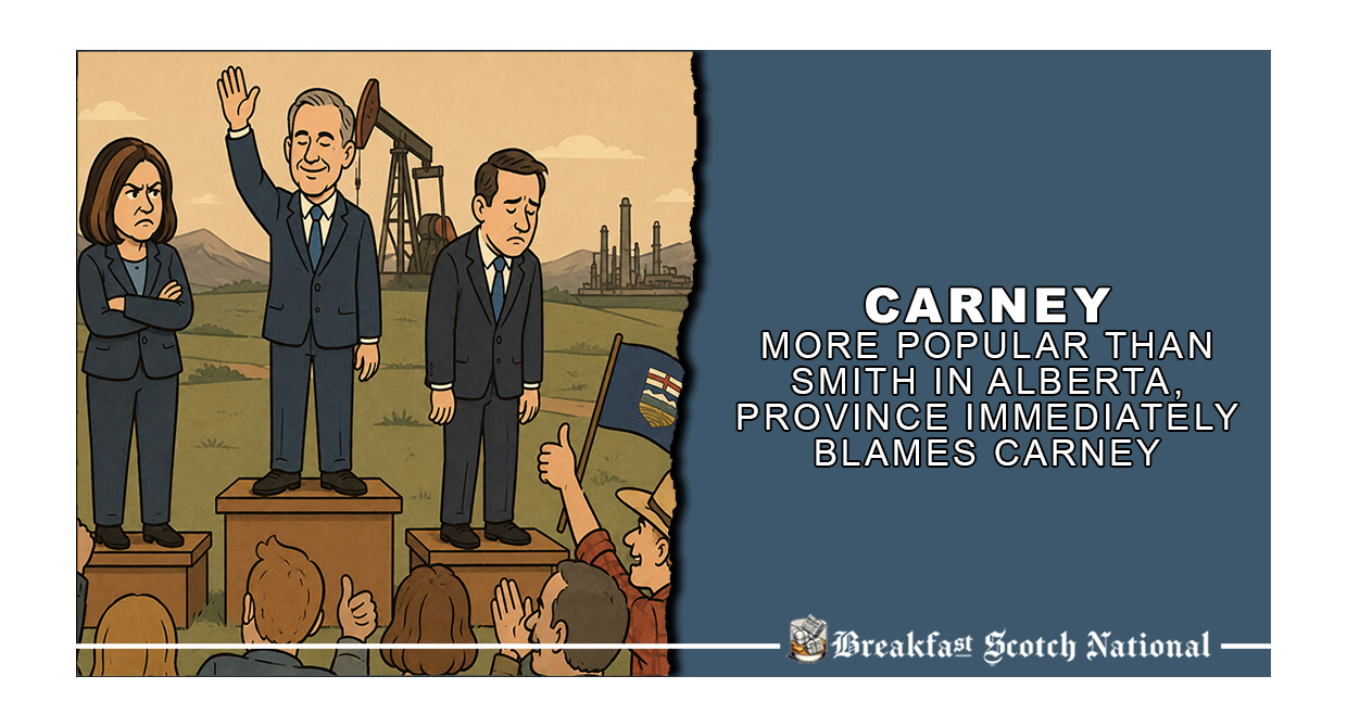 Carney More Popular Than Smith In Alberta, Province Immediately Blames Carney 