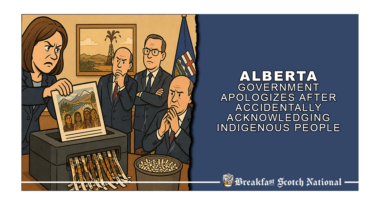 Alberta government apologizes after accidentally acknowledging Indigenous people