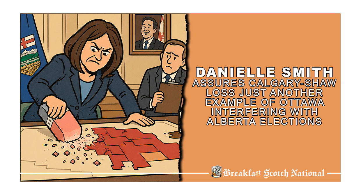 Danielle Smith Assures Calgary-Shaw Loss Just Another Example Of Ottawa Interfering With Alberta Elections