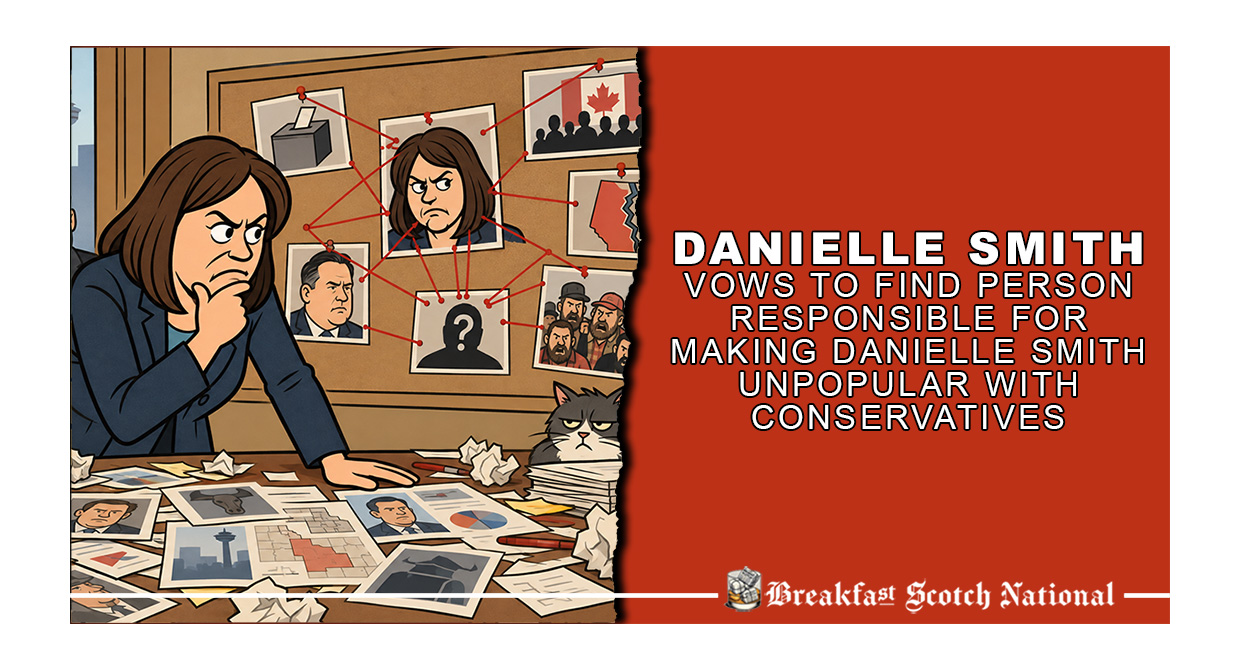 Danielle Smith vows to find person responsible for making Danielle Smith unpopular with conservatives
