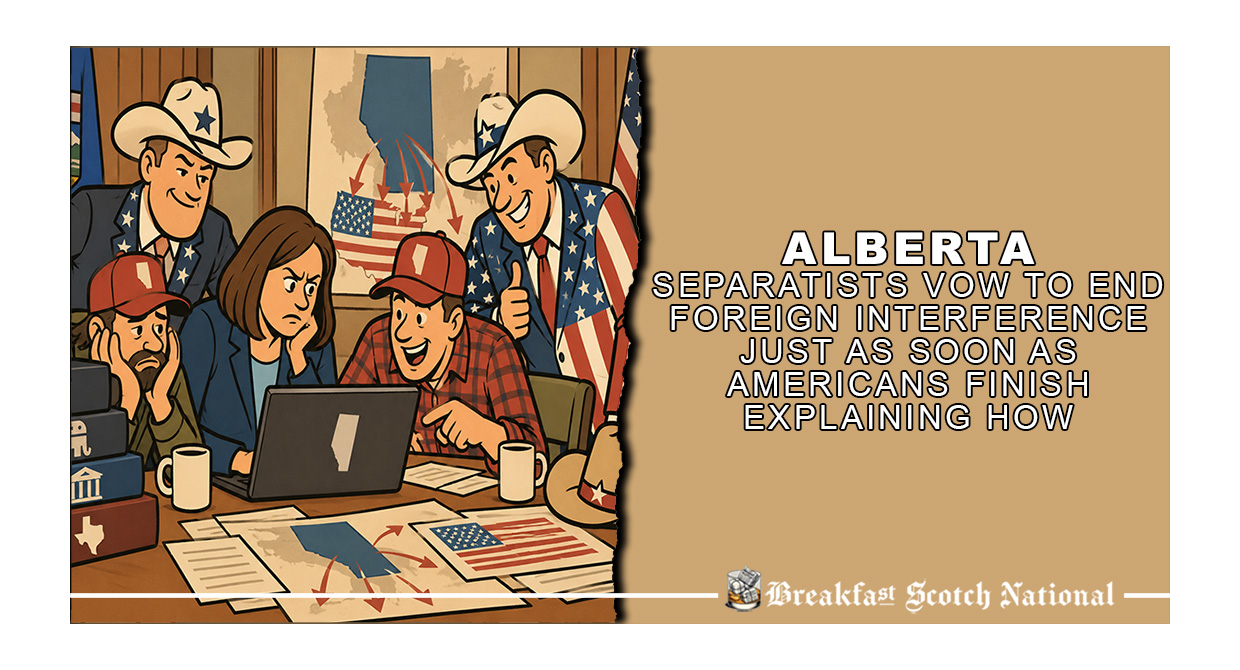 Alberta Separatists Vow to End Foreign Interference Just as Soon as Americans Finish Explaining How